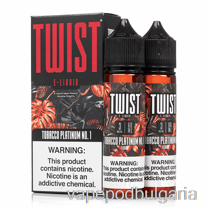 Vape Bulgaria Tobacco Platinum No. 1 - Twist е-течност - 120мл 12мг